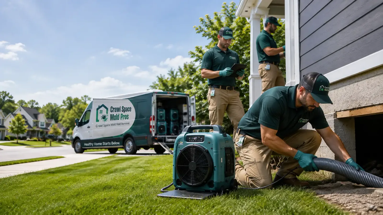 Crawl Space Mold Removal in Attica, MI